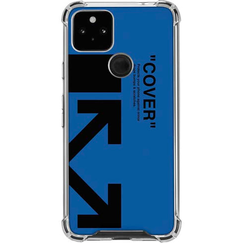 Black and Blue Arrows Pixel Cases